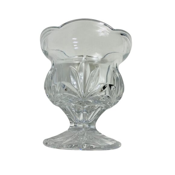 Royal Limited Crystal Tulip Candy Dish Pedestal Candle Holder VTG Hand Cut Vase - Picture 8 of 14